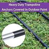 KeFanta Trampoline Ground Stakes 4 Pack Heavy Duty U Shaped Anchors 8mm view 4