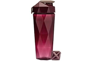 Keelo Bottle Classic 28 oz Blender Shaker Bottle | Protein Shaker Bottle with Diamond Agitator | Shaker Cup with Carrying Handle and Dishwasher Safe | Maroon - 28-Ounces