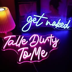 QiaoFei Led Get Naked Neon Sign Letters USB Powered