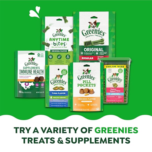 GREENIES VETERINARIAN-RECOMMENDED ADULT NATURAL DENTAL DOG TREATS PETITE SIZE, FRESH FLAVOR, 12 OZ. PACK, 20 COUNT