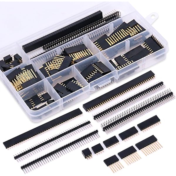 Right Angle Pin Header 10-Pack 1x40 Pin 2.54mm Right Angle Male Pin Headers – Single Row, Right-Angle Connectors For DIY Electronics & Prototyping 10pcs Pin Headers - Foto 12