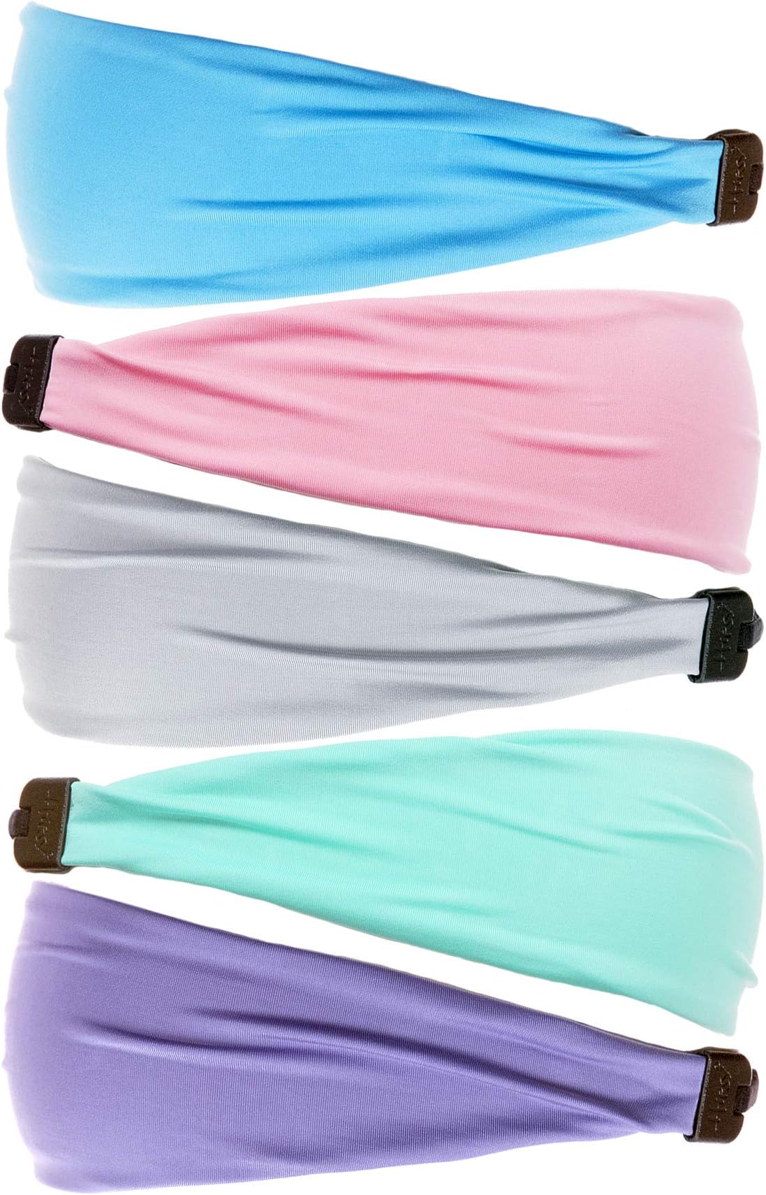 Adjustable & Stretchy Basic Xflex Wide Headbands for Women Girls & Teens