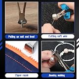 SPEEDWOX Long Reach End Nippers 5-1/2 Inch Fine End Cutters Jewelry Pliers view 6
