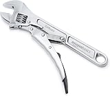 Amazon Basics 10 in Locking Adjustable Wrench with Locking Jaw view 2