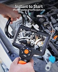 DEPSTECH Triple Lens Borescope, 5" IPS Screen