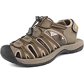 DREAM PAIRS Womens Closed Toe Hiking Summer Outdoor Sport Athletic Sandals