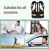MRLI Back Support Brace Posture Corrector Adjustable Shoulder Lumbar Belt M view 5