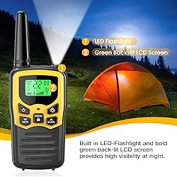 Walkie Talkies with 22 FRS Channels, MOICO Walkie