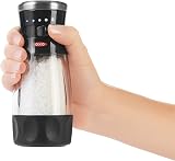 OXO Salt Grinder Clear Acrylic Non-Corrosive Ceramic Grinder Adjustable Settings view 5