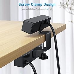 VILONG Desk Clamp Power Strip with USB, 2 in 1 Dual