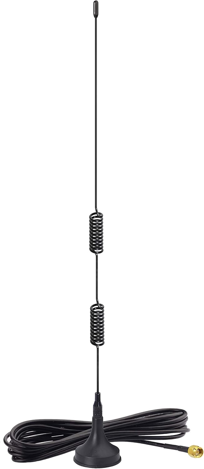 Bingfu Dual Band VHF UHF 136-174MHz 400-470MHz Ham Radio Antenna Handheld Two Way Radio Magnetic Base SMA Male Antenna for Ham Radio Walkie Talkie Icom Yaesu Vertex Standard Horizon Marine VHF Radio: Home Audio & Theater