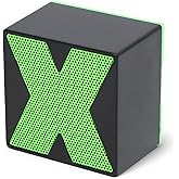 Heayzoki Small Portable Speaker, Speaker with True Stereo Pairing, for Smartphone Tablet, Hands Call, IP54 Water, Ideal for Outdoor, Travel (Black)