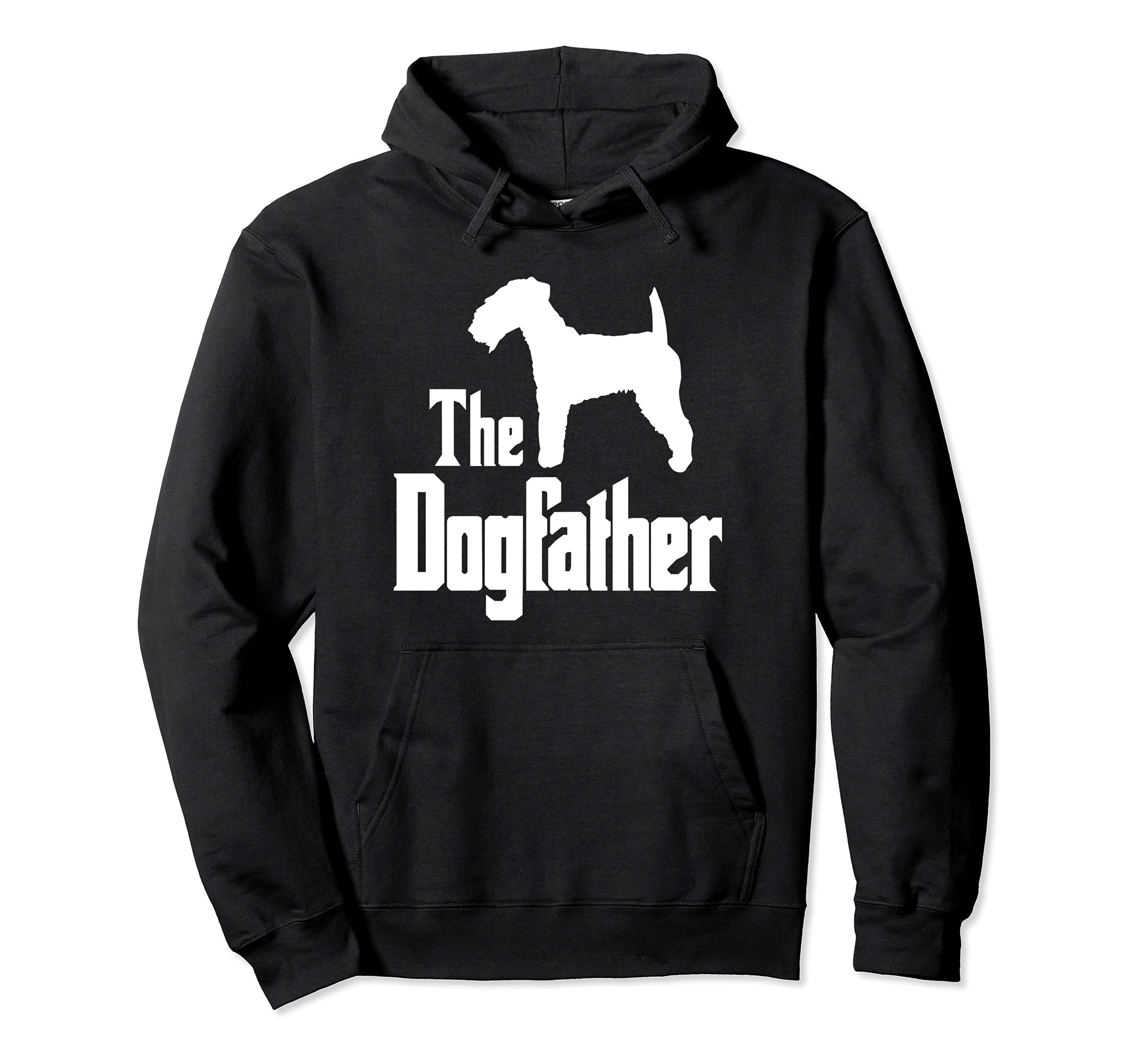 The Dogfather - funny dog gift, funny Lakeland Terrier Pullover Hoodie
