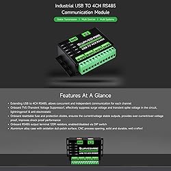 Waveshare Industrial USB to 4Ch RS485