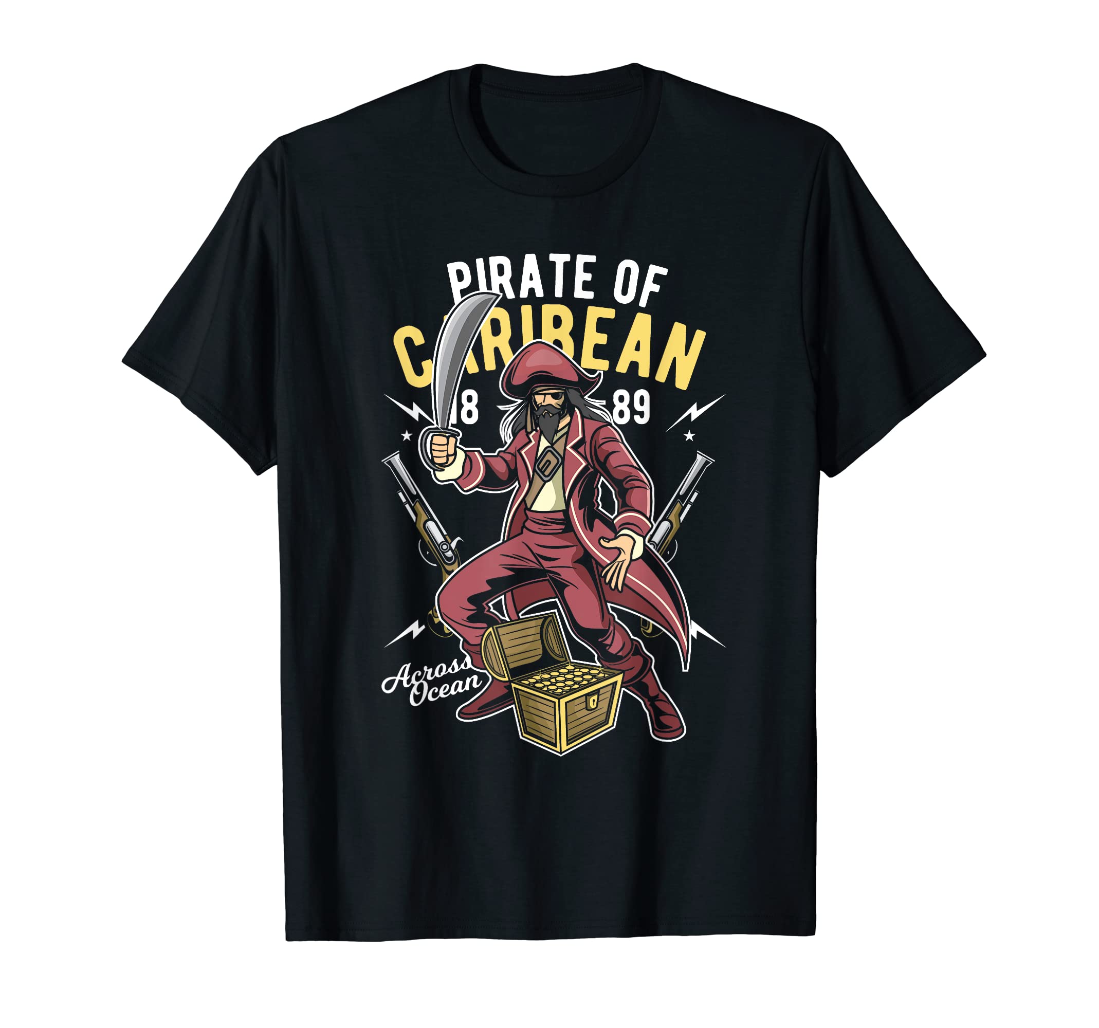 Caribbean Pirate Retro Pirate Costume T-Shirt