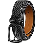 BULLIANT Men Belt-Leather Belt 7 Holes Comfortable for Men Dress Casual Jeans 1 3/8"