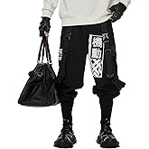 Niepce Inc Japanese Streetwear Techwear Kanji Cargo Pants for Men