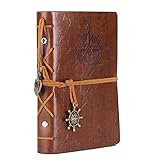 EvZ Leather Writing Journal Notebook, 5 Inches