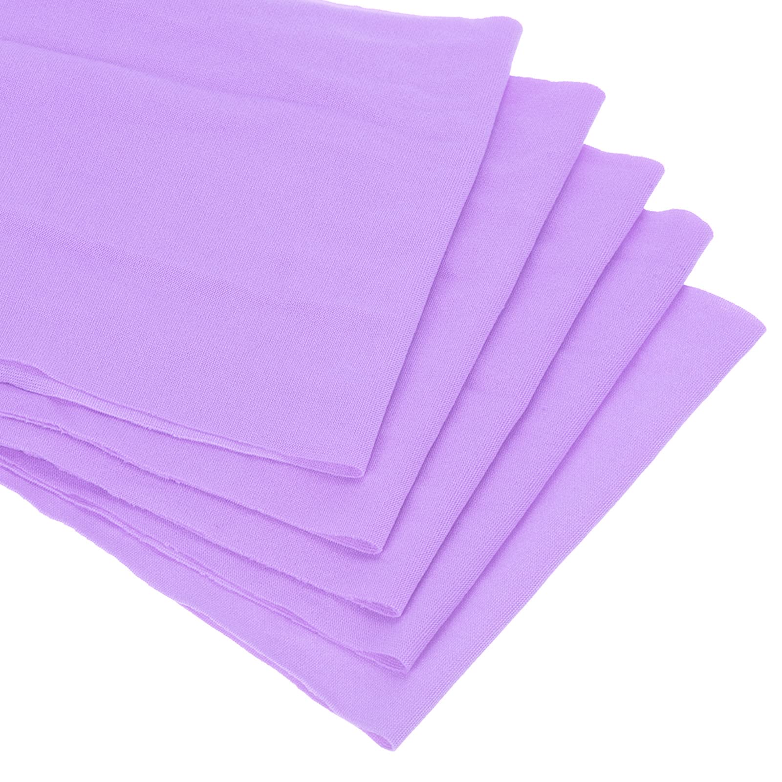 PATIKIL 14"x5" Stretch Chair Sashes Bow Sash, 10 Pack Elastic Chair Cover Bands Sashes Bow Tie for Wedding Banquet Events Decorations, Light Purple