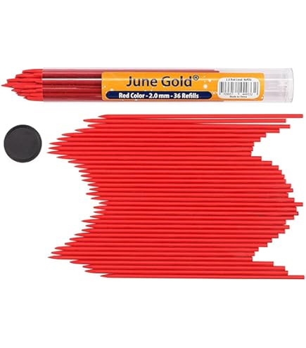 Amazon.com : Uni Drop Holder Type Pencil Lead, 2.0mm, Red (ULN.15