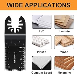 CONNOO 50 Pack Oscillating Saw Blades, Multitool
