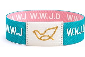 Lusinus Daily Bible Verse Bracelet with NFC Chip – Easter Gift for Teens, 1000+ Inspirational Scriptures, Christian Fabric Wristband, Baptism & Religious Gift for Men & Women