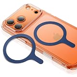 ESR for MagSafe Sticker, MagSafe Ring, 2 Pack Metal Ring for Phone case, Universal Wireless Charger Conversion Kit for iPhone 17/16/16e/15/14/13/12/11, Galaxy S24/S23/S22, Google, Dark Blue