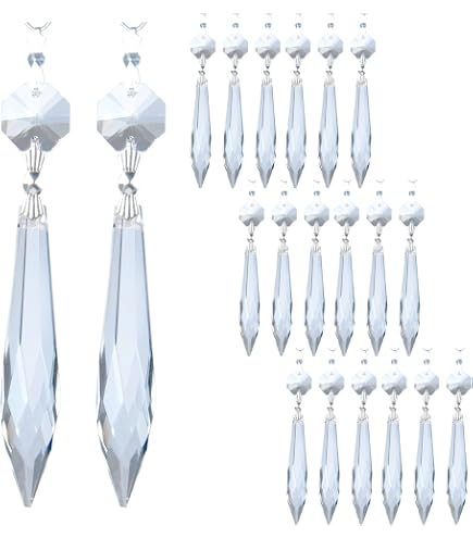 Royal Designs Replacement Chandelier Crystal Prism Clear K9 Quality Tear Drop