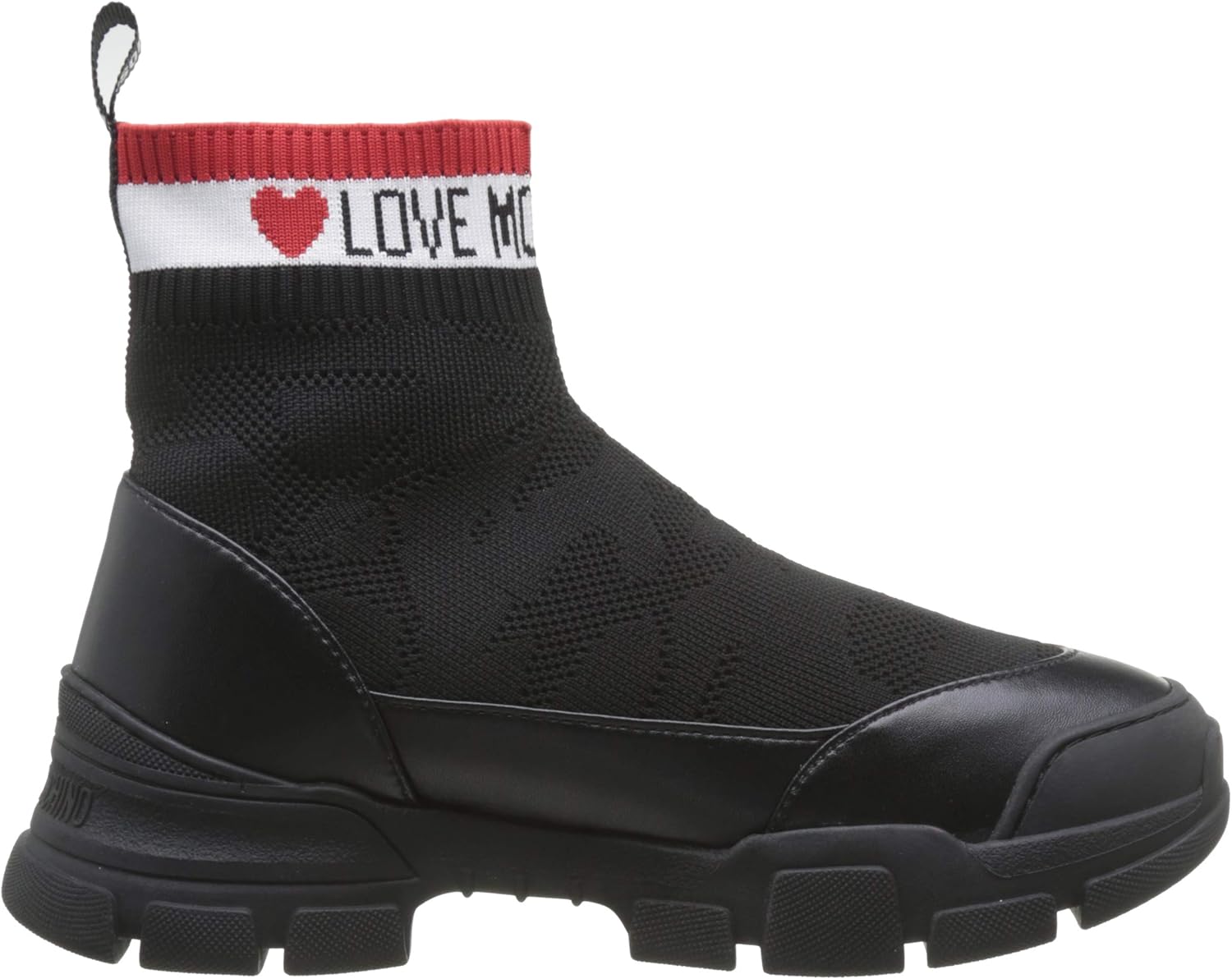 love moschino high top trainers