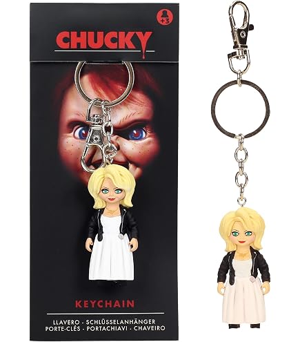 SD TOYS Child's Play Chucky 2-Inch Figural PVC Keychain, Keyring