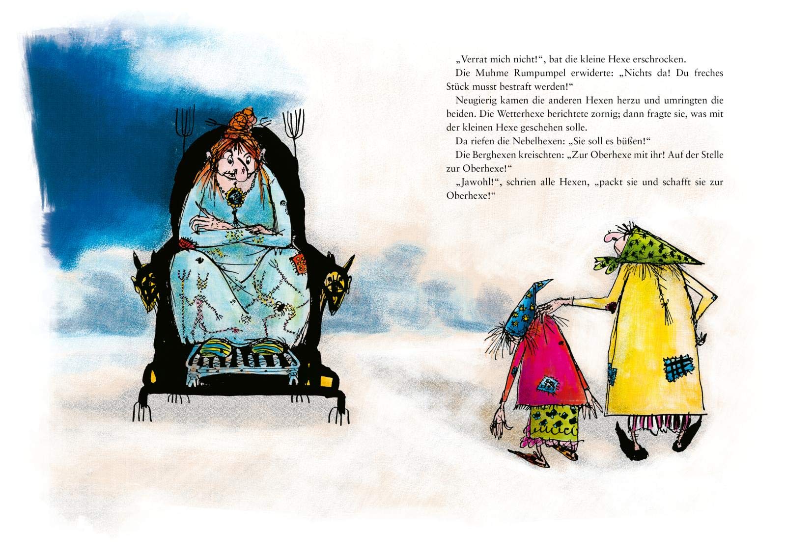 Amazon Die Kleine Hexe Kolorierte Ausgabe Preussler Otfried Gebhardt Winnie Children S Books