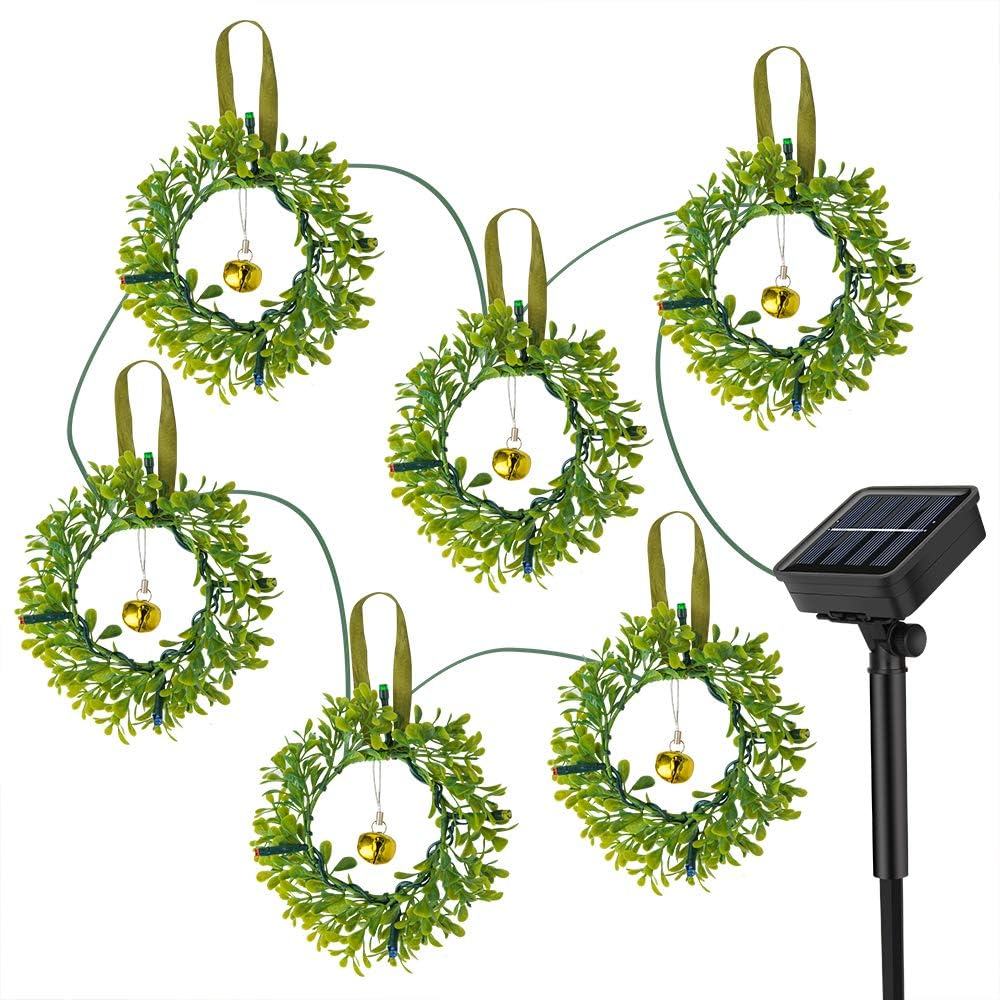 Geartist Solar Birthday Party Christmas Holiday Wreath