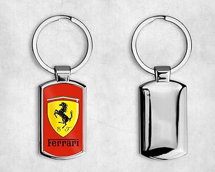 T20 Designs Llavero De Metal Con El Logotipo De Ferrari Caja De