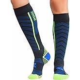 Zensah Featherweight Compression Socks - Ultra-Lightweight Running Compression Socks for Women, Men