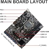 Tsadeer B250C Mining Motherboard 12 PCIE USB3.0 GPU Slot LGA1151 view 7