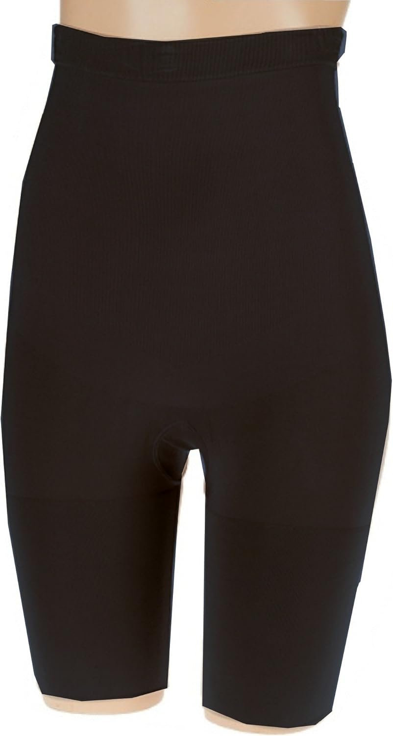 Spanx Slim Cognito High Waist Mid-Thigh Shaping Short (Medium, Black) at Amazon Womenâs Clothing 