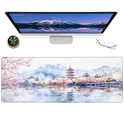 ainori Cherry Blossom Temple Gaming Mouse Pad