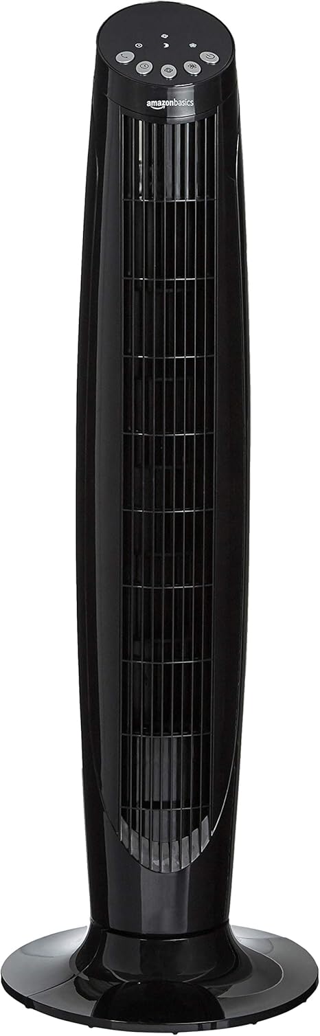Amazonbasics Digital Oscillating 3 Speed Tower Fan With Remote Amazon Ca Home