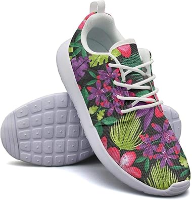 sneakers with flowers on them