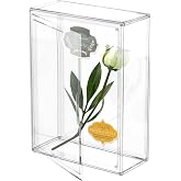 BOHOIDEE 11 x 15 Shadow Box Frame Display Case with Magnetic Door, Clear Acrylic Shadow Memory Box Frame for Flower Baby Pet Wedding Photo(1, Large-Clear)