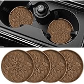 ME.FAN Car Cup Coaster [4 Pack] Silicone Car Coasters/Cup Mats - 2.75In Universal Non-Slip Recessed Car Interior Accessories 