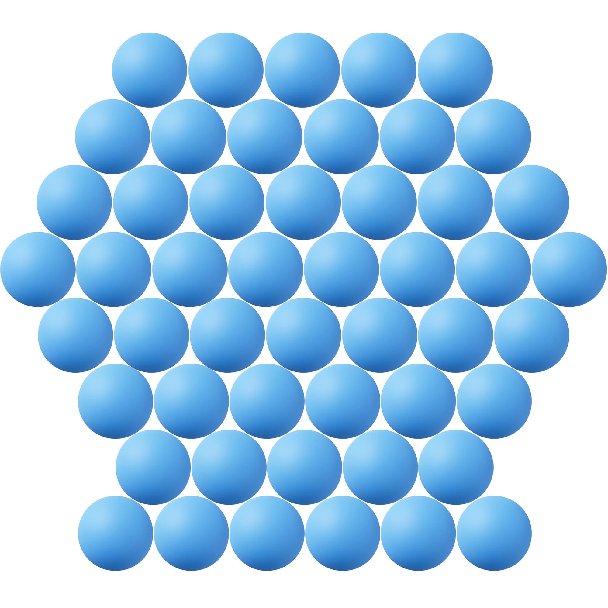 Photo 1 of 40MM Ping Pong Balls, 50 or 80 Pack Assorted Colored Tennis Balls Multi Color Plastic Balls Fun Beer Ping Pong Balls Bulk for Beer Pong Balls, Arts and Craft, Party Decoration, Cat Balls(50pcs-Blue)