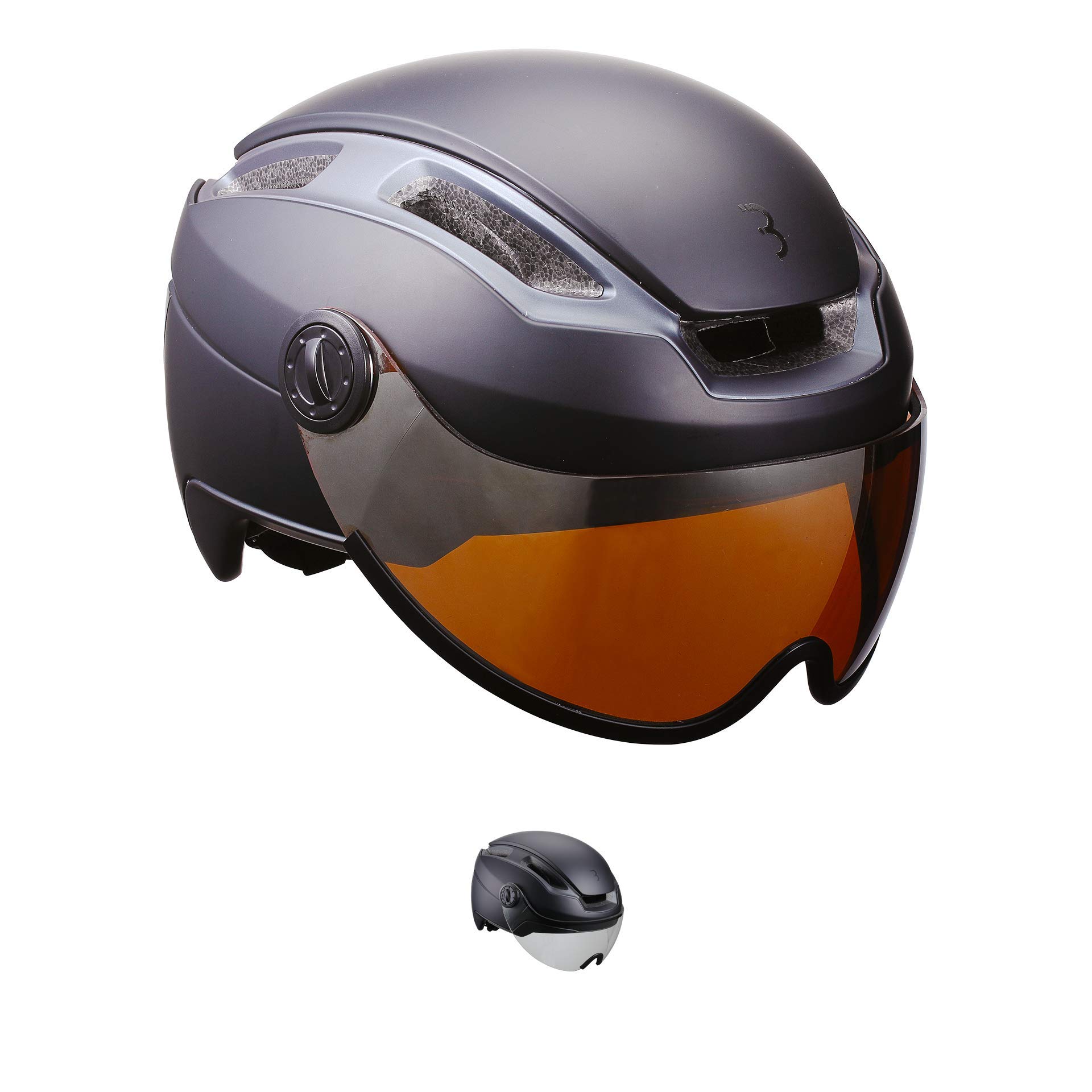 BBB Cycling E-bike and Speed Bicycle Helmet with Adjustable Visor Men Women Indra FaceShield BHE-56F