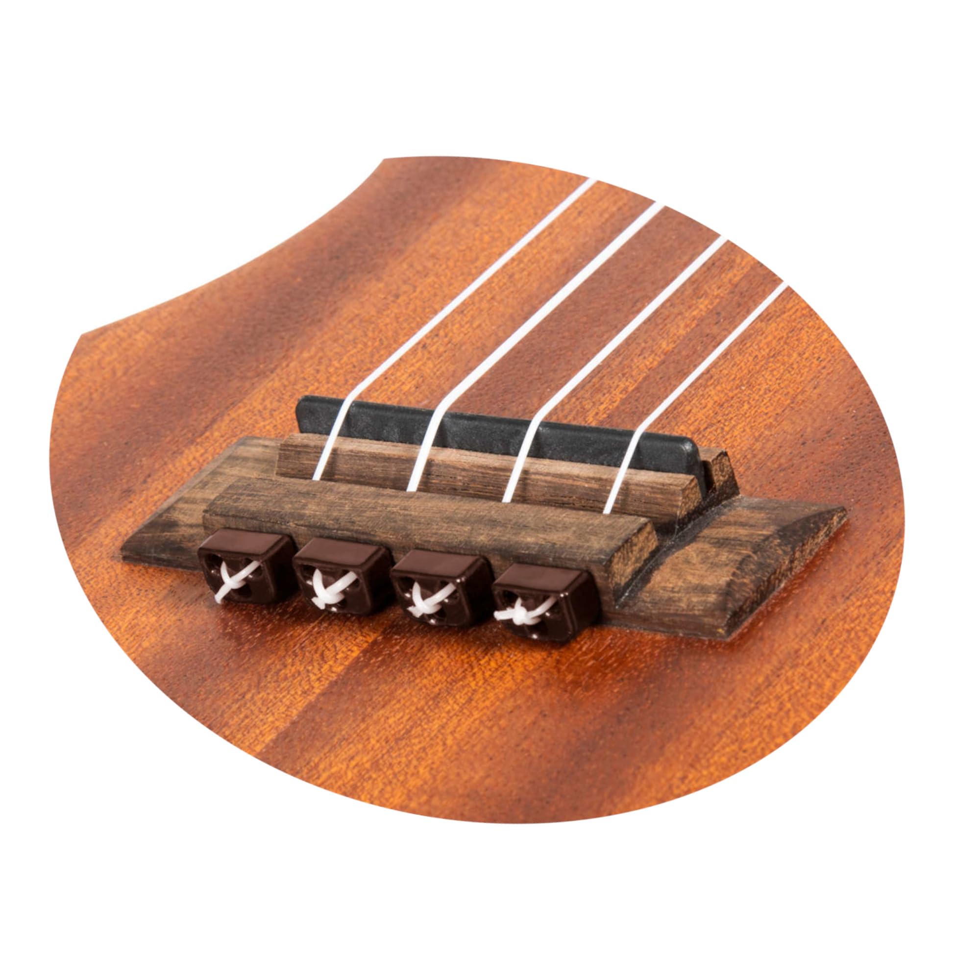 Alba Guitar Beads Brown Ukulele Beads for Nylon Strings, carbon strings