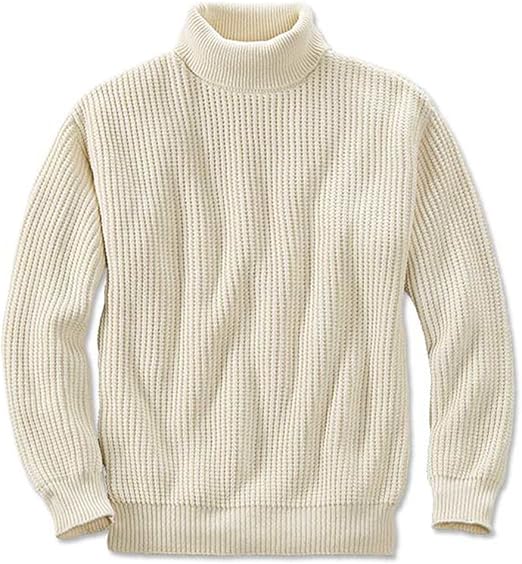Orvis Men's Cotton Submariner's Sweater - Ivory -: Amazon.co.uk: Clothing