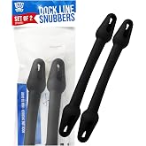 BTG Gear Set of 2 Pack Heavy-Duty Boat Mooring Snubber Dock Line for 1/2"-3/4" (14-18mm)