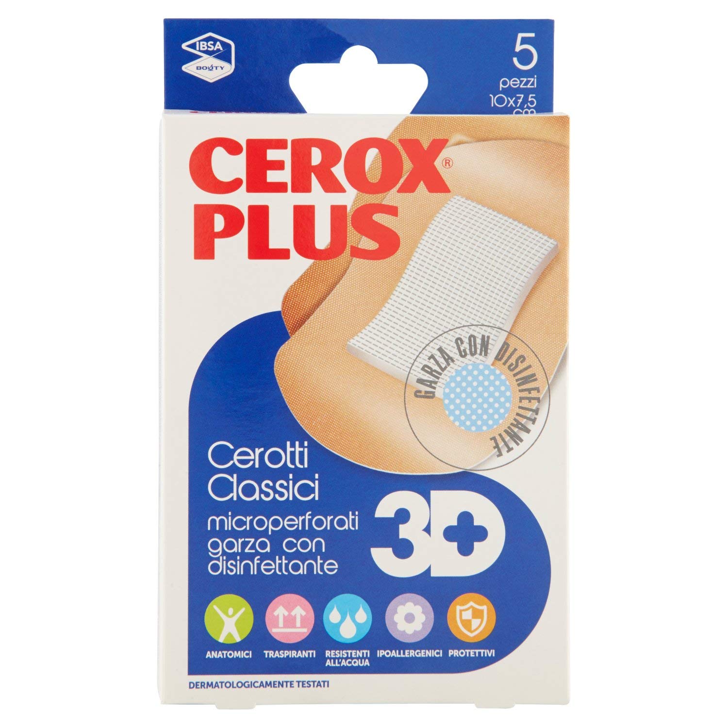 Cerox Plus 3D Plasters - 3 Packs of 100 g