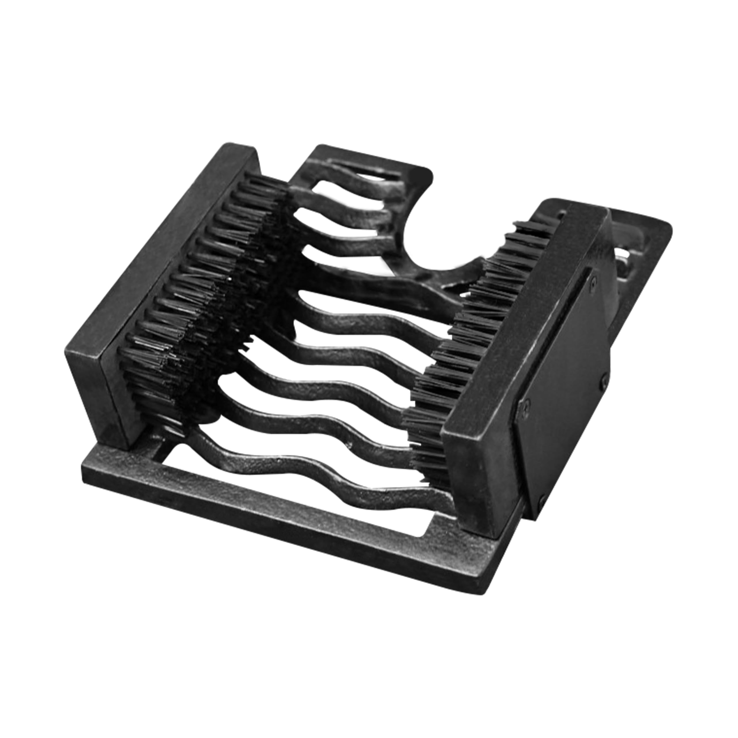 ARSUK Boot Scraper - 3 in 1 Boot Brush, Jack & Remover - Robust Solid Cast Iron - Heavy Duty Mud Cleaner for Welly - Black Painted Wellington Puller - Indoor & Outdoor Uses