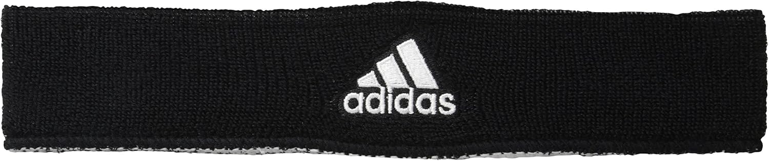 adidas Unisex Interval Reversible Headband, White/Black Black/White, ONE SIZE: Clothing