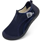 LeIsfIt Mens Wide Slippers Adjustable Diabetic